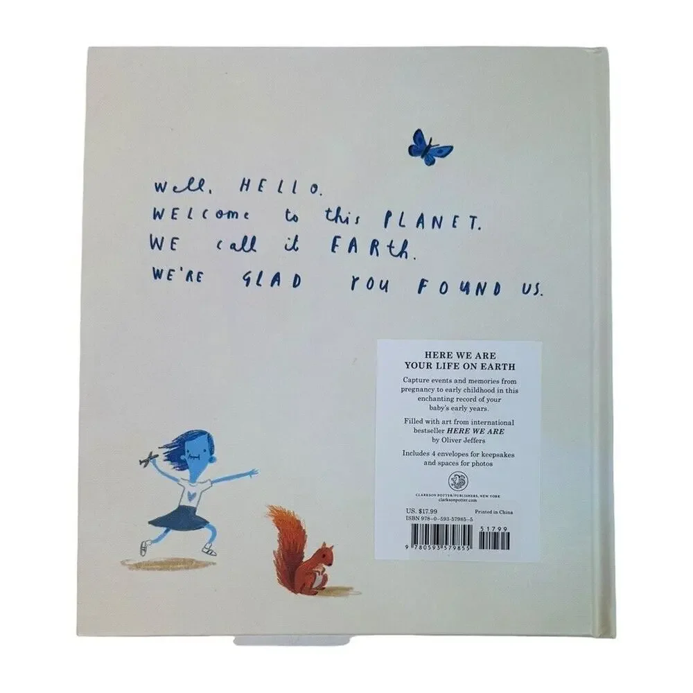 Your Life on Earth Record Book for Babies Children Your Life on Earth Hardcover